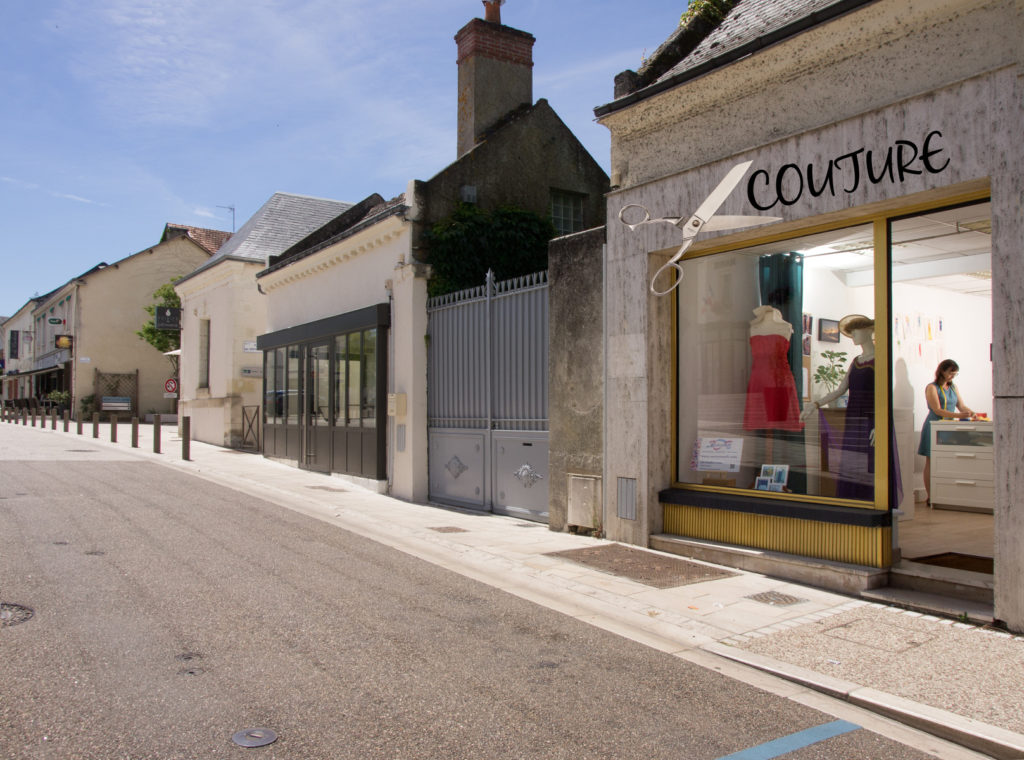 situation boutique Couturanath 1bis rue Georges Clémenceau à Montlouis-sur-Loire